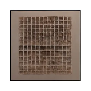 Campbell Geometric Texture Frame Canvas Wall Art
