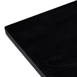 Solid Wood Black Wood Grain Cocktail/coffee Table