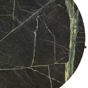 Green Marble Round Cocktail/coffee Table