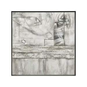 Concrete Dreamscape Contemporary Abstract Canvas Wall Art