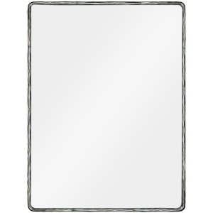 Sully Textured Metal Frame Rectangular Wall Mirror