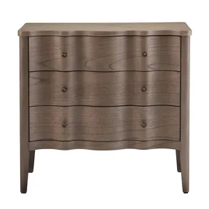 3-drawer Light Brown Natural Wood Grain Accent Chest