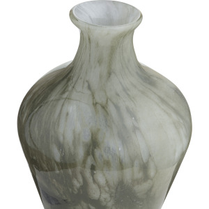 Brookshire Small Green Glass Vase