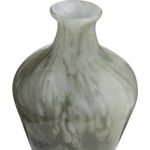 Brookshire Small Green Glass Vase