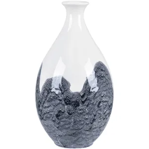 Anya Large Blue & White Ceramic Vase