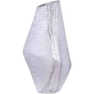Bellini Small White Glass Vase