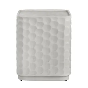 Square White Accent/end Table