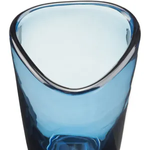 Renner Large Blue Glass Vase