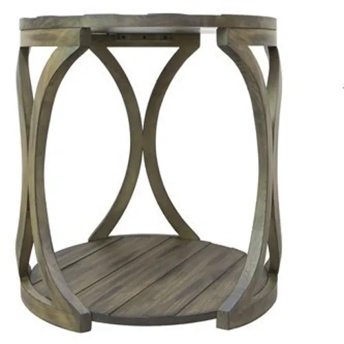 Hawthorne Estate Textured Round End Table