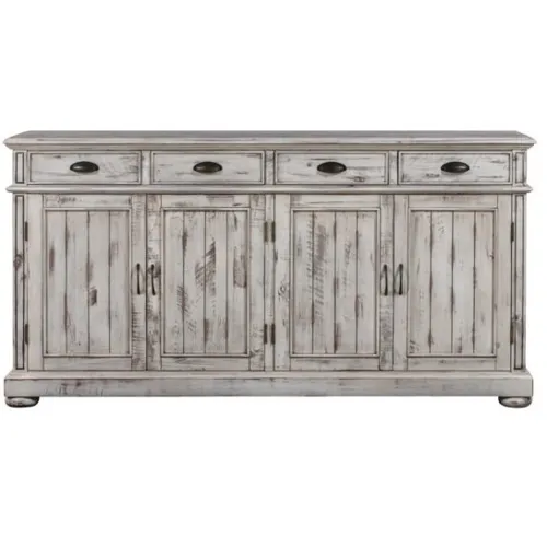 Hawthorne Estate Sideboard - Distressed White Finish