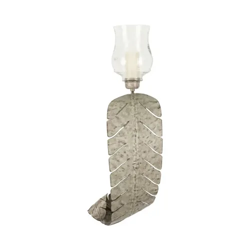 Large Palmetto Palm Leaf Wall Sconce