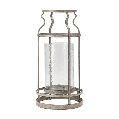 Large Jones Open Metal Vase Shaped Candle Holder
