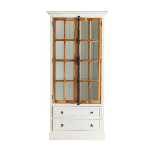 Point Isabel 2 Drawer 2 Door Curio Cabinet