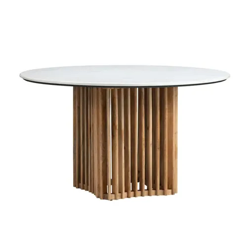Sullivan Round Marble Dining Table