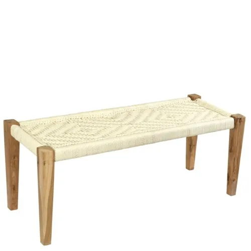 Bengal Manor Jute Yarn Bench