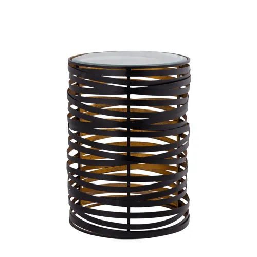 Merigold Metal and Glass Accent Table