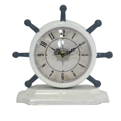 Nautical Time Table Top Clock
