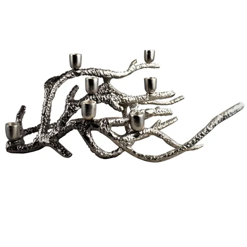 Large Channing Stylized Coral Candle Holder