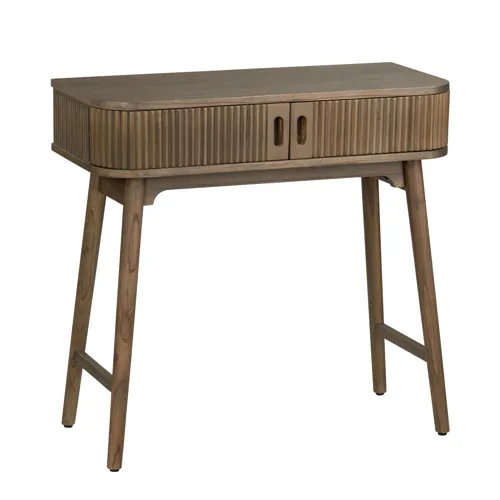 Chaplin 2 Door Brown Writing Desk