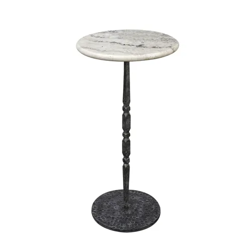 Marble Top Accent Martini Table