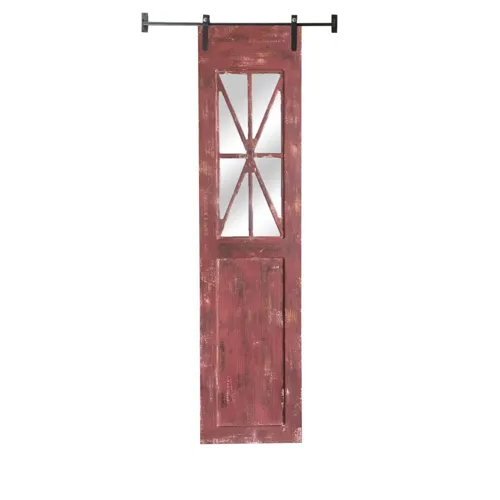 Red Rustic Decorative Barn Door