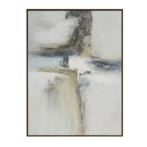 Preston Abstract Framed Canvas Wall Art