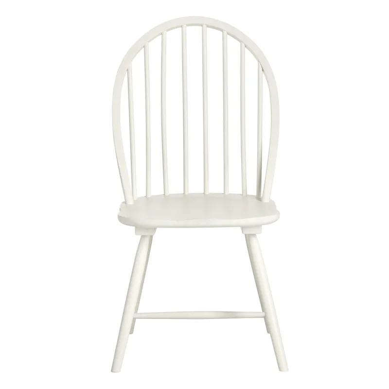 Set Of 2 White Dining Chairs