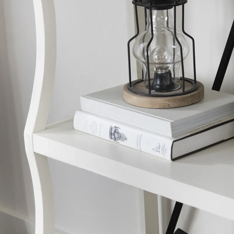 4 Shelf White Etagere/bookcase