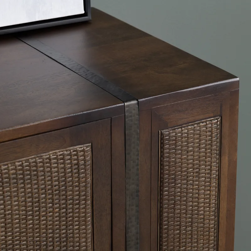 Rich Brown 2-door Media Accent Cabinet