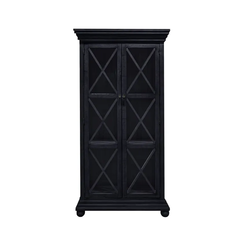 2 Door Tall Curio Cabinet