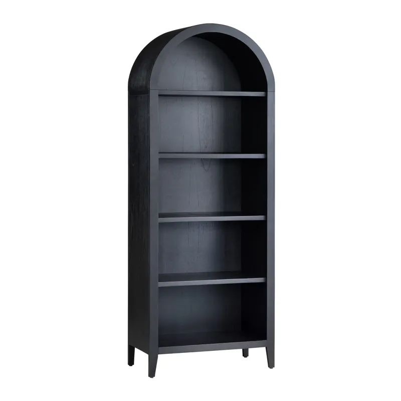 4 Shelf Black Bookcase/etagere