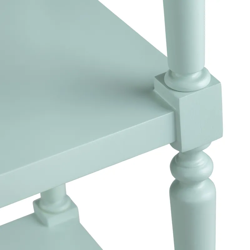 Evermore 5 Shelf Turquoise Etagere