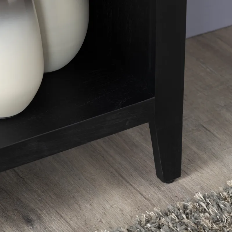 4 Shelf Black Bookcase/etagere