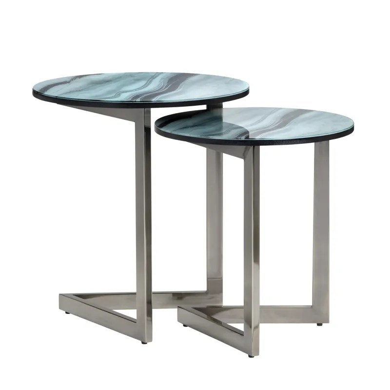 2 Piece Nesting Table Set