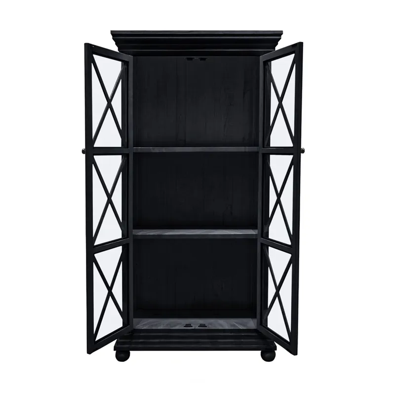 2 Door Tall Curio Cabinet