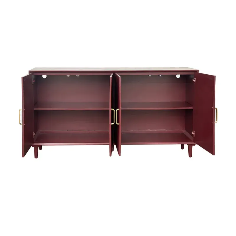 Arvada Four-Door Sideboard (Merlot)