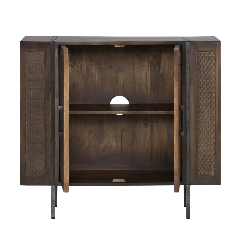 Rich Brown 2-door Media Accent Cabinet