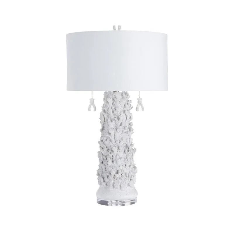 White Coraline Table Lamp