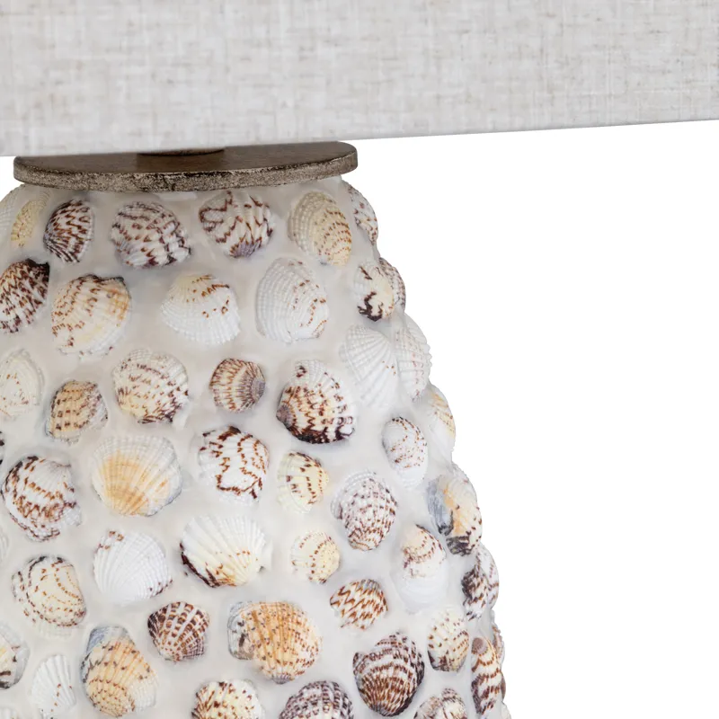 Pebble Cove Seashell Table Lamp, Set Of 2