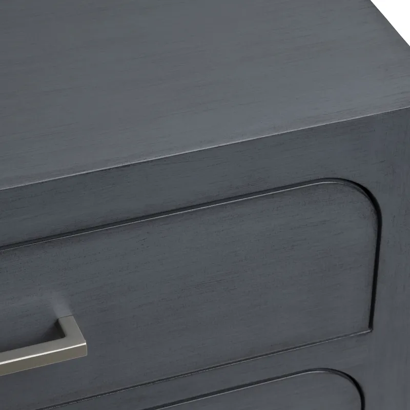 Warm Blue 3-drawer Accent Chest
