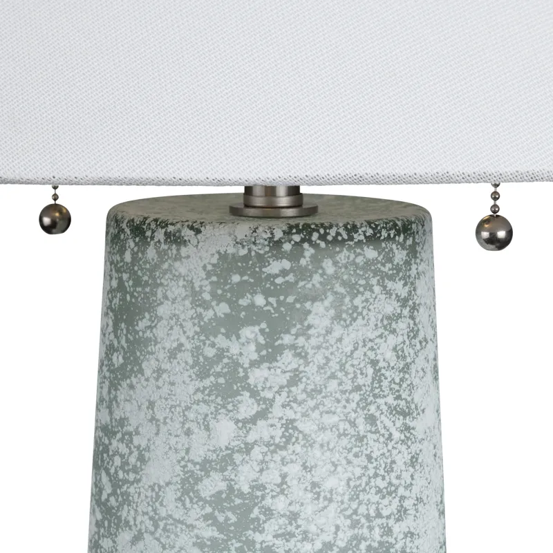 Set Of 2 Glass Table Lamp With Shade
