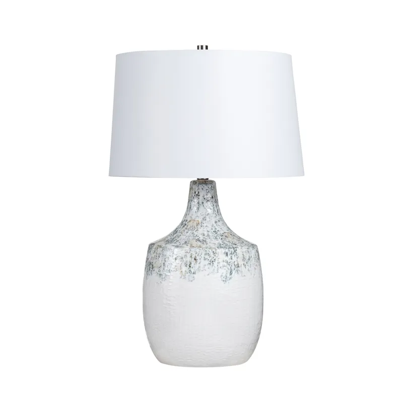Ceramic Table Lamp With Linen Shade
