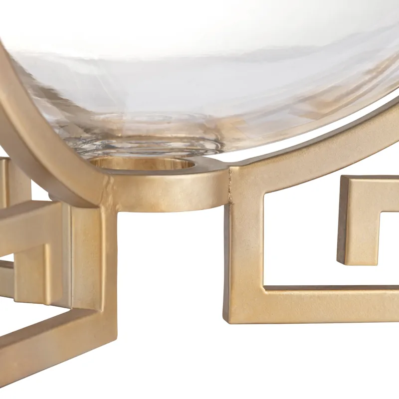 Classic Bowl With Greek Key Base