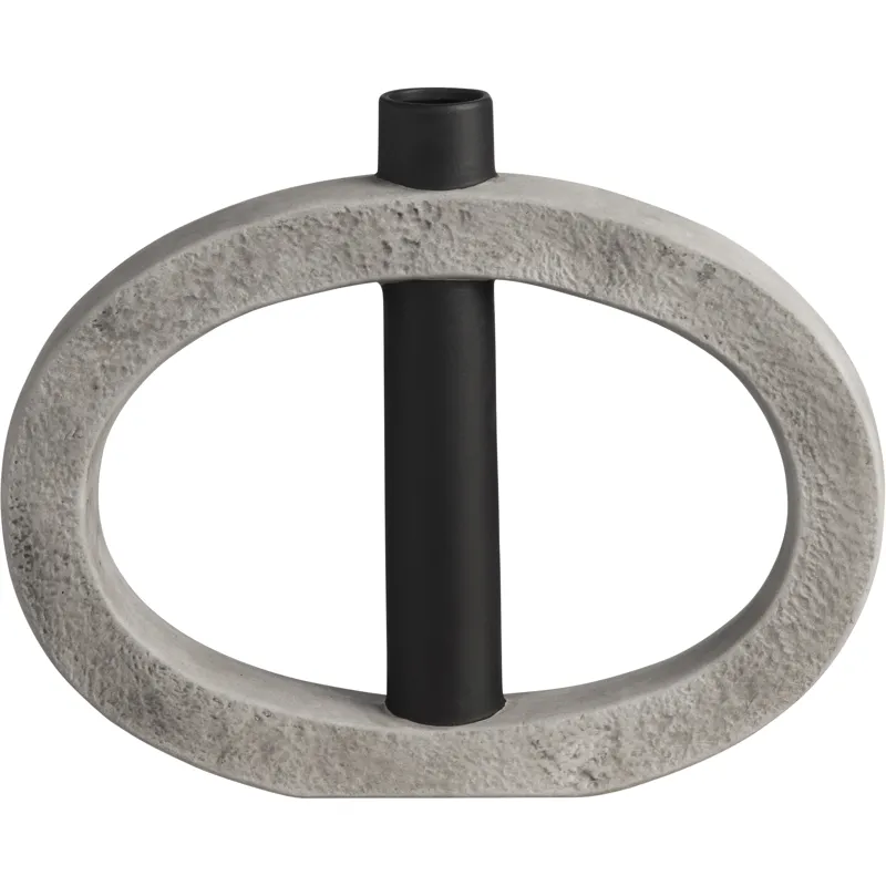 Crosby Oval Modern Textured Vase