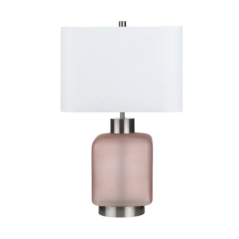 Glass Table Lamp With Shade