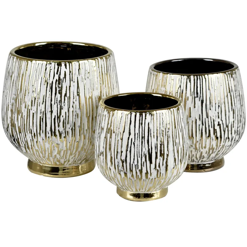 Dozier 3-piece Ceramic Vase Set