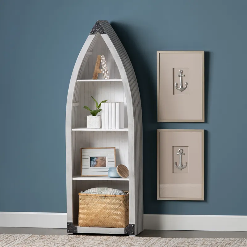 3 Shelf Boat Etagere/bookshelf
