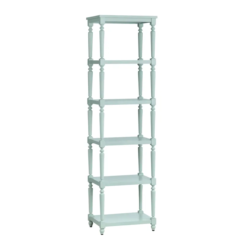 Evermore 5 Shelf Turquoise Etagere
