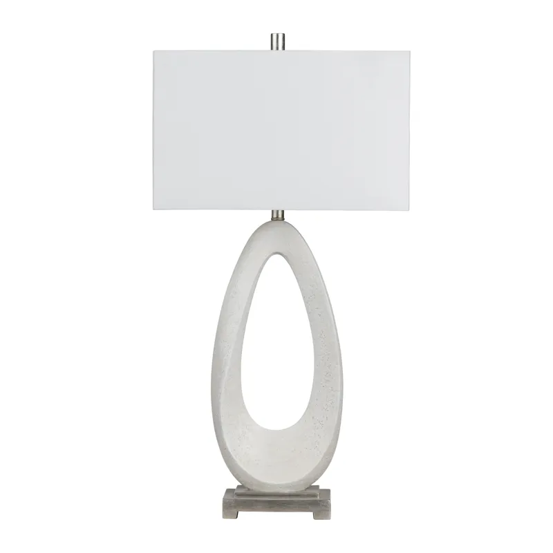 Set Of 2 Resin & Metal Table Lamp With Shade