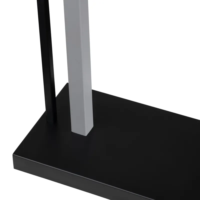 Metal Table Lamp With Linen Shade